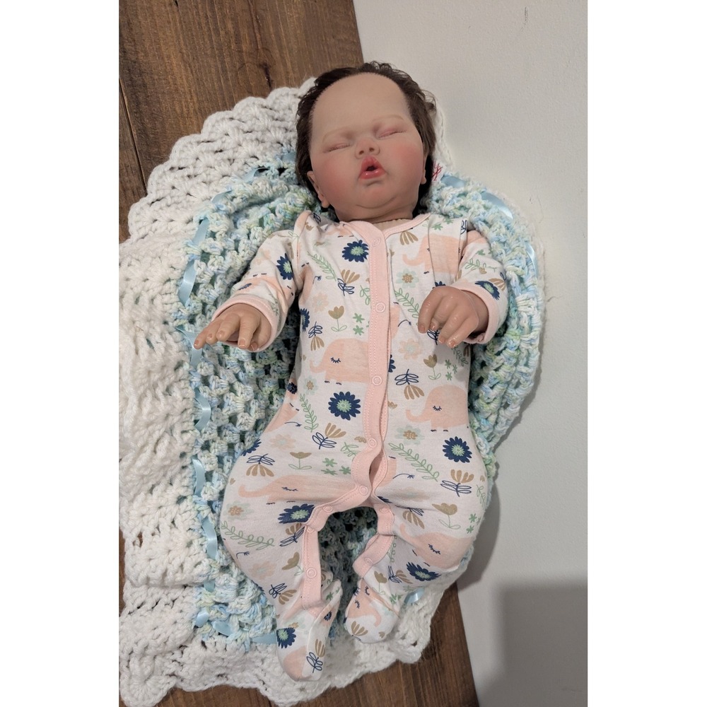 Nikki‎ Johnston 2023 Reborn Baby Doll Realistic Lifelike Weighted Sleeping 22"